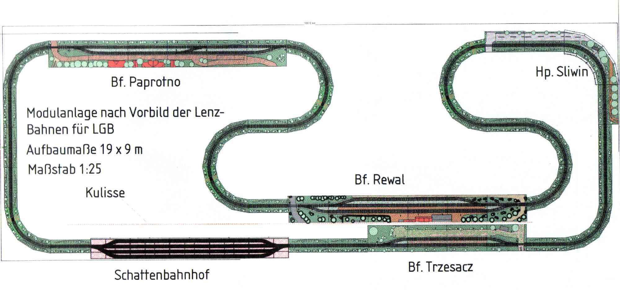 bersichtszeichnung der geplanten Anlage